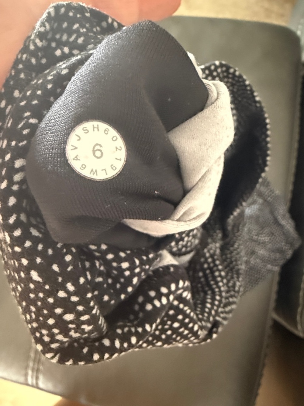 lululemon athletica Black and White Patterned Leggings - Picture 2 of 4
